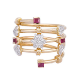 18K Yellow Gold Ruby Ring