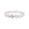 18k Mixed-Shaped Diamond Tennis Bracelet – Vintage Cluster Setting Thumbnail