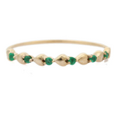 14K Yellow Gold Emerald Ring