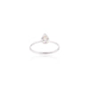 18K Gold Pear Cut Diamond Ring Thumbnail