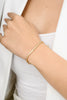 Princess Cut Diamond 18k Yellow Gold Tennis Bracelet Thumbnail