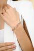 Heart Cut Multi Sapphire Tennis Bracelet Thumbnail