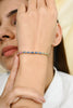 18K Gold Multi Sapphire Tennis Bracelet Thumbnail