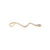 Diamond Serpent Snake 18k Yellow Gold Pendant Thumbnail