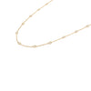 18K Gold Uncut Diamond Station Necklace Thumbnail