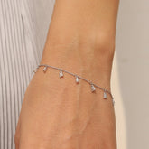 18K White Gold Diamond Bracelet - vrjewels-us