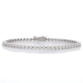 18K White Gold Diamond Bracelet - vrjewels-us