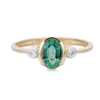 14K Yellow Gold Emerald Ring Thumbnail