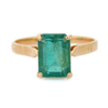 18K Yellow Gold Emerald Ring Thumbnail