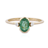 14K Yellow Gold Emerald Ring Thumbnail