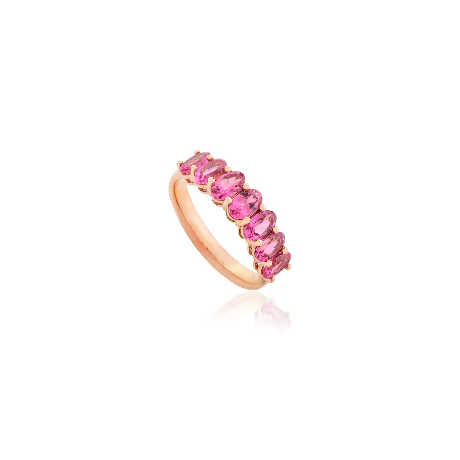 14K Solid Yellow Gold Ruby Ring