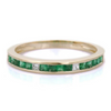 14K Yellow Gold Emerald Ring Thumbnail