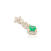 14K Solid White Gold Designer Flower Pendant Thumbnail