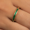 14K Yellow Gold Emerald Ring Thumbnail