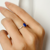 18K White Gold Lapis Lazuli Ring Thumbnail