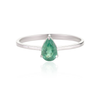 18K White Gold Emerald Ring Thumbnail