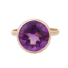 18K Gold Amethyst Cocktail Ring Thumbnail