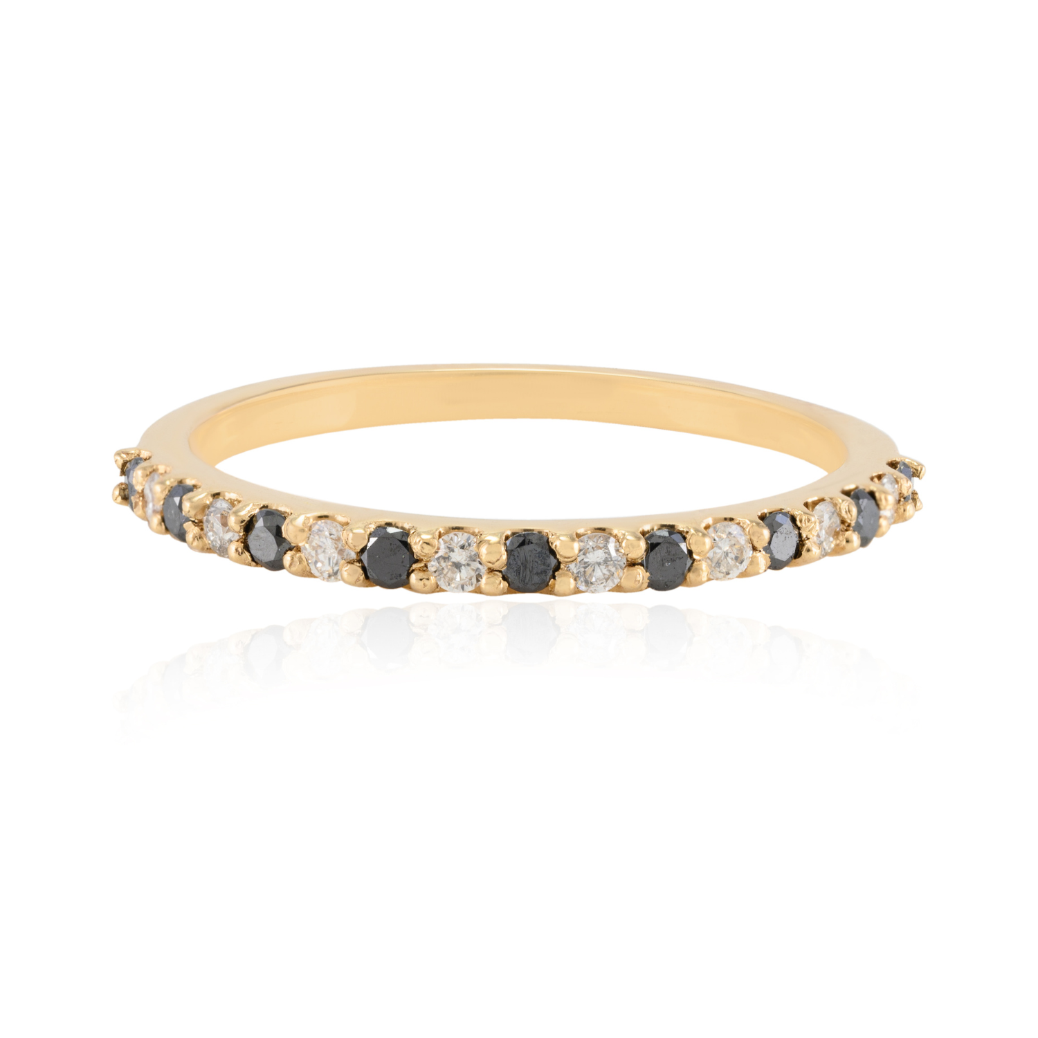 18K Gold Diamond Eternity Band - vrjewels-us