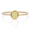 14K Stackable Yellow Sapphire Ring Thumbnail