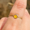 14K Stackable Yellow Sapphire Ring Thumbnail