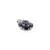 18K White Gold Blue Sapphire Midnight Bloom Pendant Thumbnail