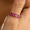 14K Solid Yellow Gold Ruby Ring Thumbnail