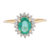 14K Yellow Gold Emerald Ring Thumbnail