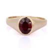 14K Yellow Gold Garnet Ring Thumbnail