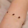 18K Natural Garnet Bracelet Thumbnail