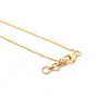 18K Gold Dewdrop Natural Diamond by the Yard Chain Necklace Thumbnail