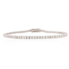 18K Gold Dainty Diamond Tennis Bracelet Thumbnail