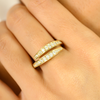 14K Natural Diamond Chunky Wrap Ring Thumbnail