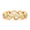 18K Gold Lemon Topaz Eternity Band Thumbnail