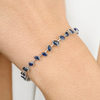 Unique Blue Sapphire Tennis Bracelet Thumbnail