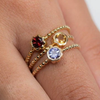 14K Gold Natural Tanzanite Gemstone Ring Thumbnail