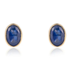 14k Gold Blue Sapphire Studs Thumbnail