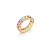 18K Yellow Gold Multi-Sapphire Ring Thumbnail