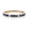 14K Gold Sapphire Band Ring Thumbnail