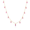 18K Yellow Gold Marquise Drop Necklace Thumbnail