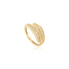 14K Natural Diamond Chunky Wrap Ring Thumbnail