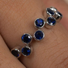 18K White Gold Sapphire Ring Thumbnail