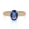 14K Yellow Gold Sapphire Ring Thumbnail