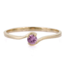 14K Gold Natural Pink Sapphire Ring Thumbnail