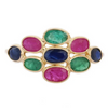 18K Gold ERS Multi Gemstone Ring Thumbnail