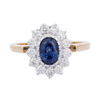 18K Yellow Gold Sapphire Ring Thumbnail