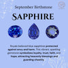 18K White Gold Blue Sapphire Midnight Bloom Pendant Thumbnail