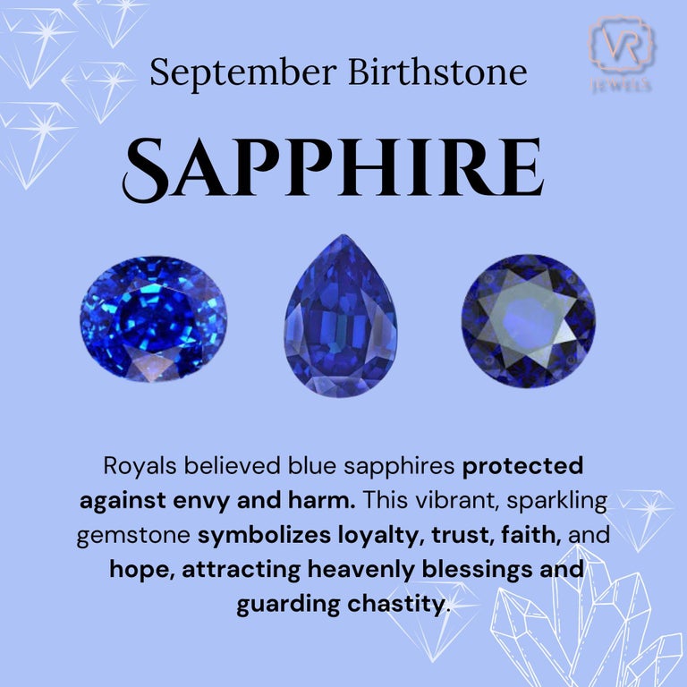 18K White Gold Blue Sapphire Midnight Bloom Pendant Image