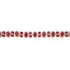 14k Gold Vintage Style 12.57 Ct Natural Ruby Diamond Statement Bracelet Thumbnail