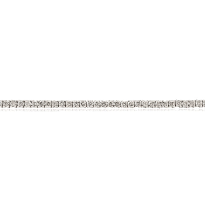 Vintage Style 6.72 Ct  Natural Diamond Wedding Necklace in 14K Gold
