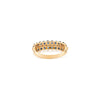 14K Gold Chic Style Sapphire Diamond Wedding Band Ring Thumbnail